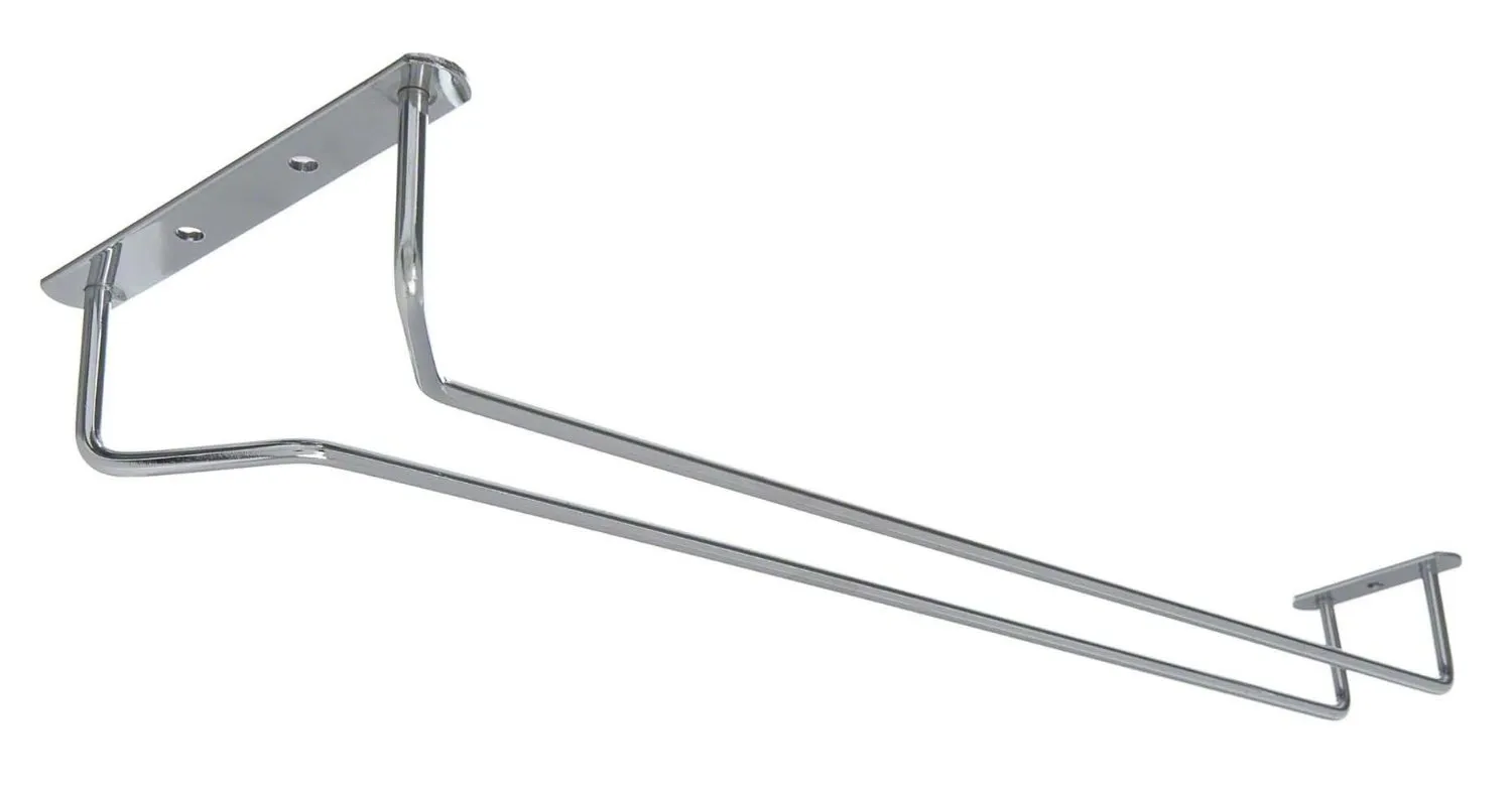 Update International GHC-16 - 1.25" x 4.63" x 16.13" - Chrome Plated - Glass Hanger