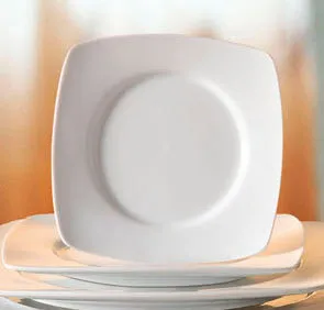 C.A.C. China RCN-SQ16 - Clinton Dinner Plate 10-1/2" - (1 Dozen per Case)
