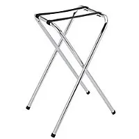 Thunder Group Chrome High Folding Tray Stand 29-1/2" (6 per Case) [SLTS001]