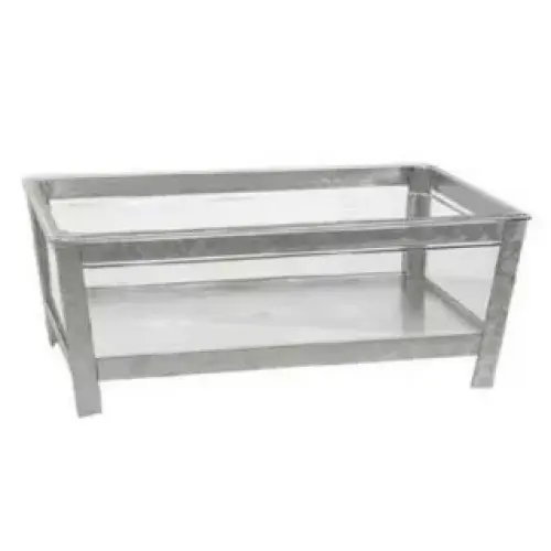 Buffet Enhancements - 010BR20-BLBK - Medium Iron Ice Bin - Black Powder Coat Frame - Black Bin